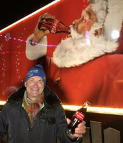 Personalisieren lassen konnte man sich seine Coca Cola Flasche am 01.12.2019 im Olympiapark, München  (Foto: Martin Schmitz) (Foto: Martin Schmitz)